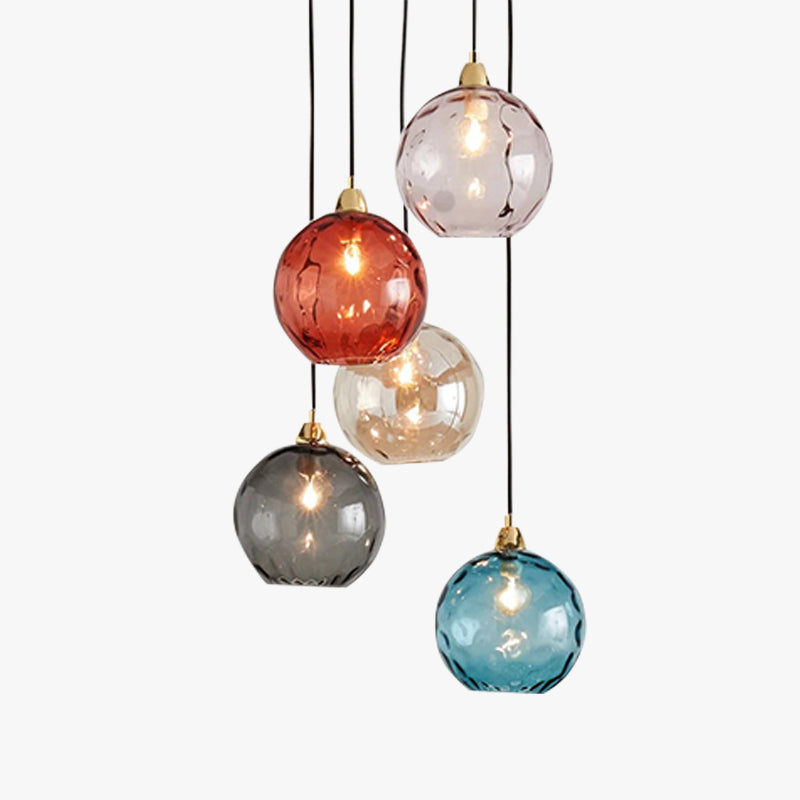 Water Ripple Glass Pendant Light by Tallis Home