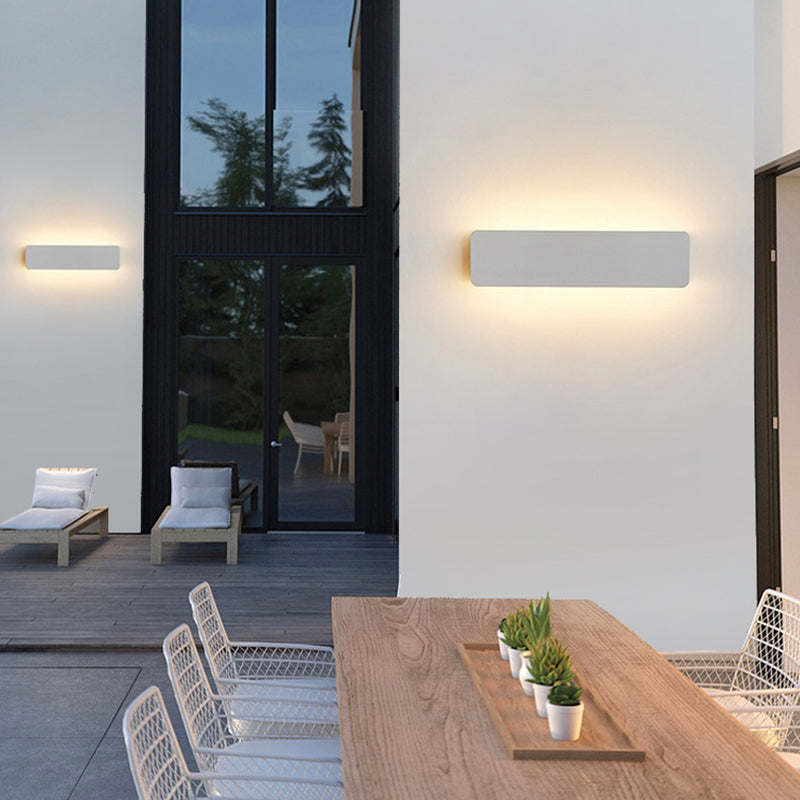 LED Metal Indoor Wall Lamp Rotatable, White — view 2
