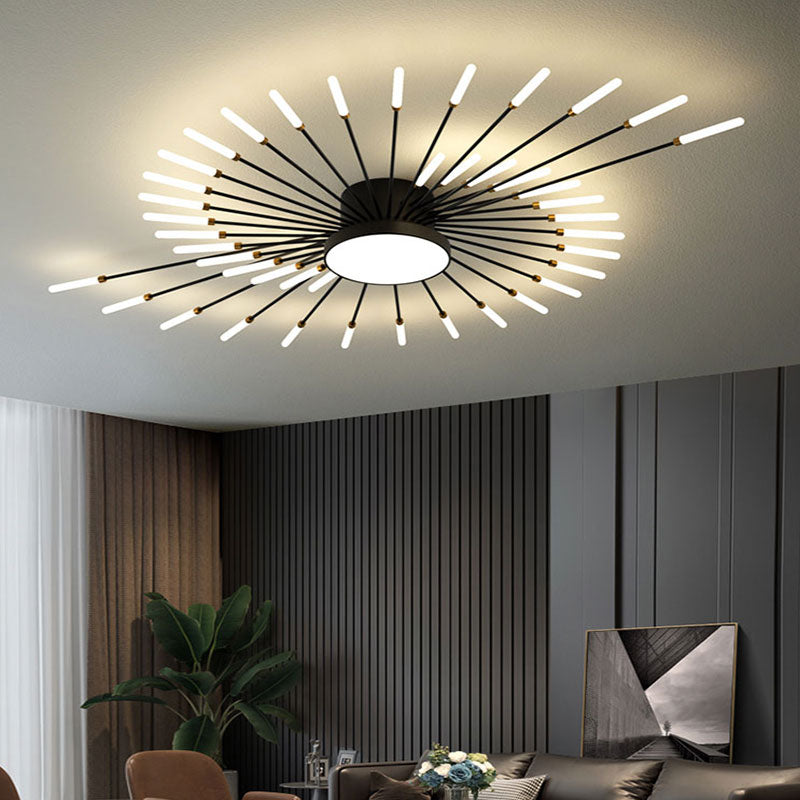 Modern Home Decoration Fireworks LED Ceiling Light — view 2
