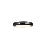 Modern Minimalist Pendant Light Red Black Silver Metal Bedroom — view 10