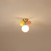 Multicolored Flower Branch Chandelier Living Room — view 7