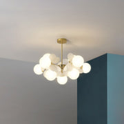 Multicolored Flower Branch Chandelier Living Room — view 17