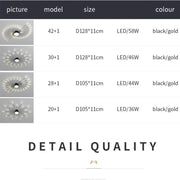 Modern Home Decoration Fireworks LED Ceiling Light — view 14