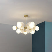 Multicolored Flower Branch Chandelier Living Room — view 18