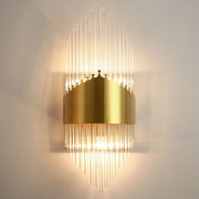 Luxury Gold Crystal Bedroom Bedside Wall Lamp — view 6