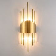 Luxury Gold Crystal Bedroom Bedside Wall Lamp — view 3