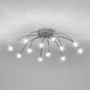 Art Deco Starry Flush Mount Ceiling Light — view 13