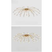 Art Deco Starry Flush Mount Ceiling Light — view 28