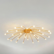 Art Deco Starry Flush Mount Ceiling Light — view 52