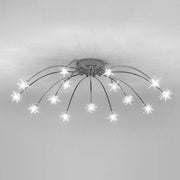 Art Deco Starry Flush Mount Ceiling Light — view 15
