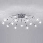 Art Deco Starry Flush Mount Ceiling Light — view 16