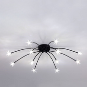 Art Deco Starry Flush Mount Ceiling Light — view 39