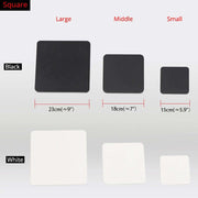 Minimalist Round / Square Outdoor Wall Lamp LED, Black / White — view 18