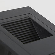 Modern Metal Square Outdoor Deck / Step Light, Black — view 22