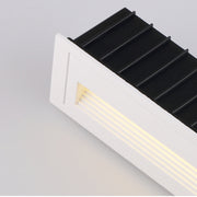 Modern Metal Square Outdoor Deck / Step Light, Black — view 21