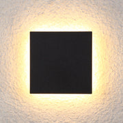 Minimalist Round / Square Outdoor Wall Lamp LED, Black / White — view 14