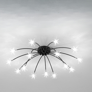 Art Deco Starry Flush Mount Ceiling Light — view 57