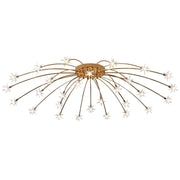 Art Deco Starry Flush Mount Ceiling Light — view 24