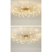 Art Deco Starry Flush Mount Ceiling Light — view 30