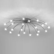 Art Deco Starry Flush Mount Ceiling Light — view 19