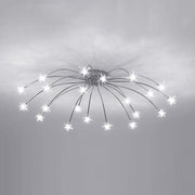 Art Deco Starry Flush Mount Ceiling Light — view 20