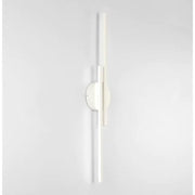 Modern Nordic Disc / Linear Metal LED Wall Lamp, Black / White — view 9