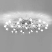 Art Deco Starry Flush Mount Ceiling Light — view 21