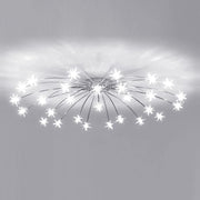 Art Deco Starry Flush Mount Ceiling Light — view 23