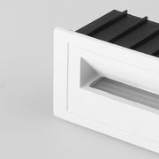Modern Metal Square Outdoor Deck / Step Light, Black — view 23