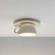 Modern Coffee Cups Ceramic Flush Ceiling Lighting — view 19