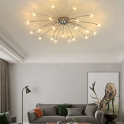 Art Deco Starry Flush Mount Ceiling Light — view 54