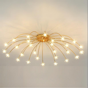 Art Deco Starry Flush Mount Ceiling Light — view 55