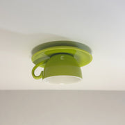 Modern Coffee Cups Ceramic Flush Ceiling Lighting — view 3