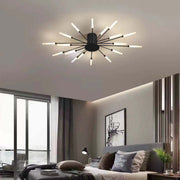 Flush-Mount Ceiling Light Fireworks, Black / Gold — view 28