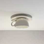 Modern Coffee Cups Ceramic Flush Ceiling Lighting — view 20