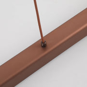 Modern Linear Metal LED Pendant Light Black / Brown — view 24