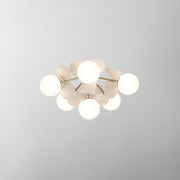 Multicolored Flower Branch Chandelier Living Room — view 32