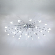 Art Deco Starry Flush Mount Ceiling Light — view 47