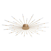Flush-Mount Ceiling Light Fireworks, Black / Gold — view 12