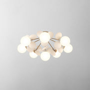 Multicolored Flower Branch Chandelier Living Room — view 22