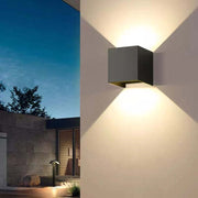 Modern Adjustable Square Outdoor Wall Lamp LED — view 2