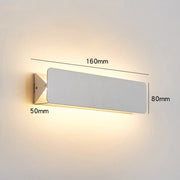 LED Metal Indoor Wall Lamp Rotatable, White — view 6