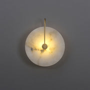 Alabaster LED Wall Lamp Round Iconic Circular — view 15