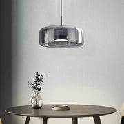 Modern Glass Pendant Light Clear / Smoky / Amber — view 8