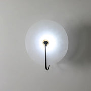 Alabaster LED Wall Lamp Round Iconic Circular — view 9