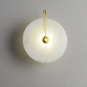 Alabaster LED Wall Lamp Round Iconic Circular — view 26