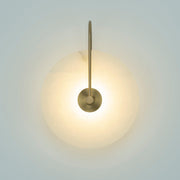 Alabaster LED Wall Lamp Round Iconic Circular — view 16