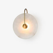 Alabaster LED Wall Lamp Round Iconic Circular — view 17