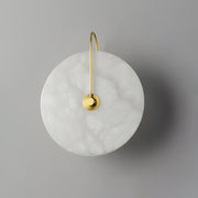 Alabaster LED Wall Lamp Round Iconic Circular — view 21