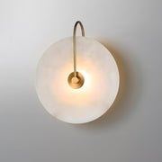Alabaster LED Wall Lamp Round Iconic Circular — view 22